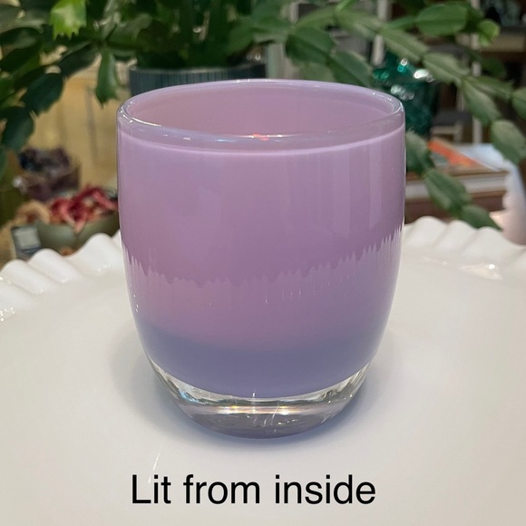 glassybaby Other - SOLD Glassybaby Purple Lavender Lilac Candle Votive Glass pre-triskelion